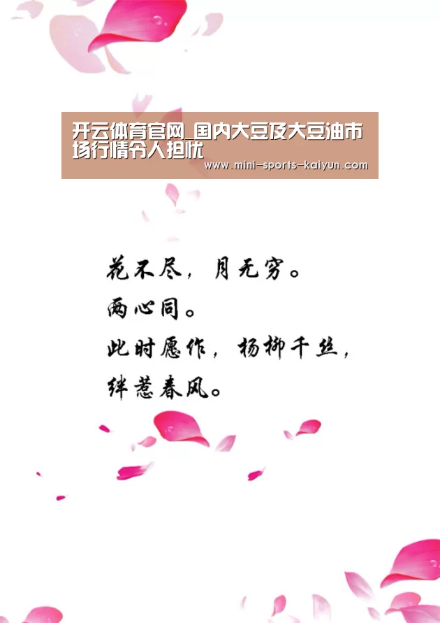 开云体育官网_国内大豆及大豆油市场行情令人担忧(图2) 开元棋牌下载